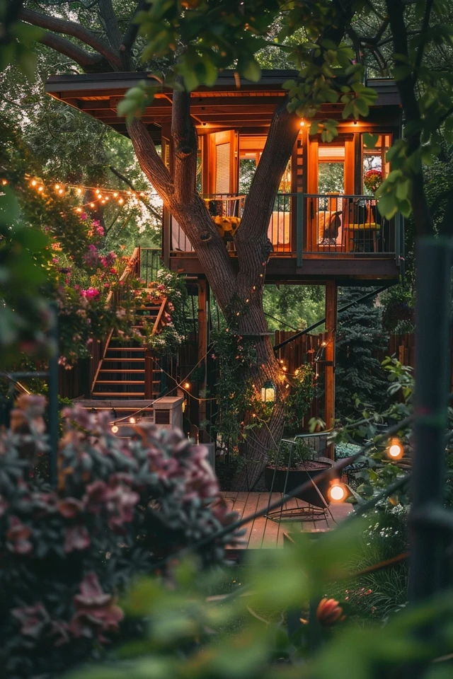 Modern and Sustainable Treehouse Roof Styles