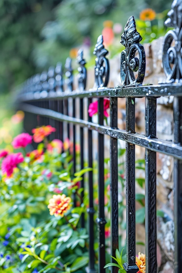 Wrought Iron Fence Ideas and Designs