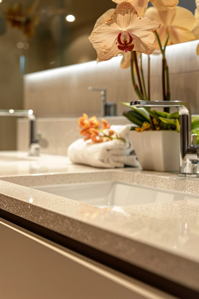 How To Cover A Bathroom Countertop: Stylish Update Ideas - photo 2