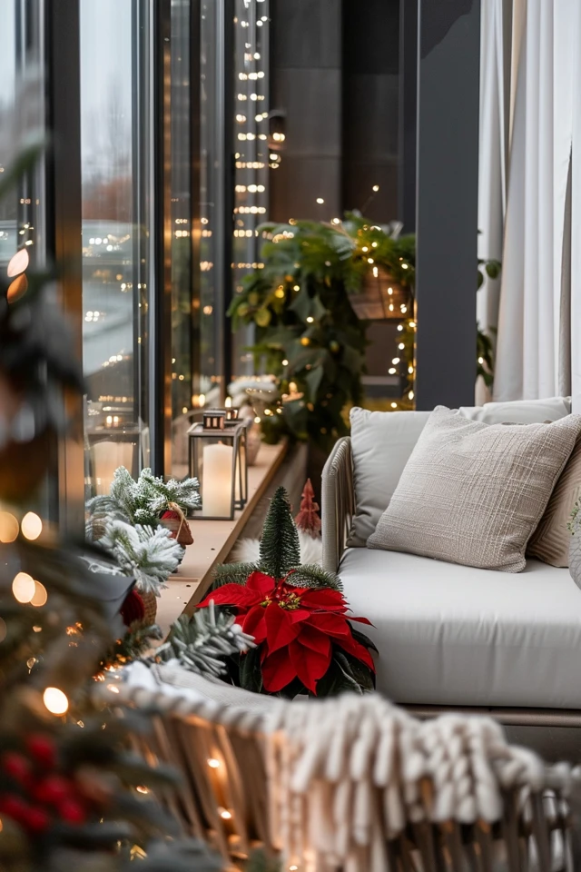 How To Decorate A Balcony For Christmas: Festive Touches
