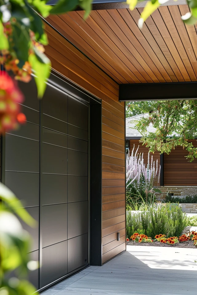 Butterfly Roof Over Carport