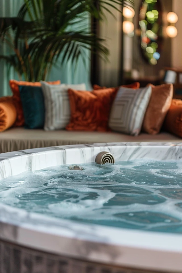 How To Decorate Around A Jacuzzi Tub: Relaxing Retreat