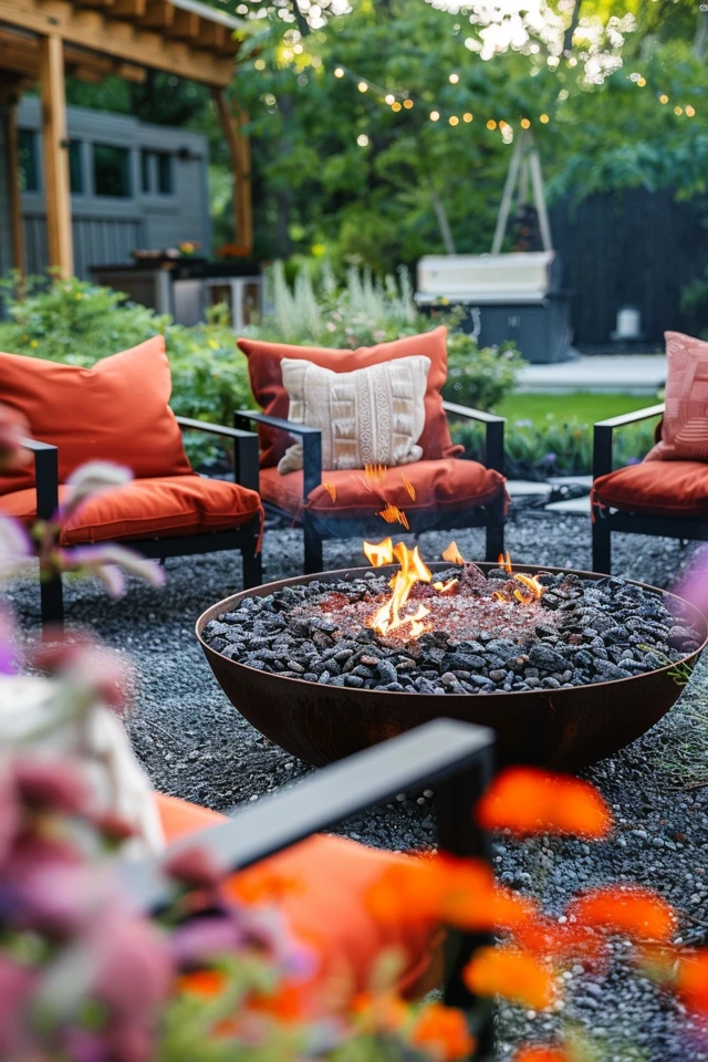 Cozy Fire Pit Seating Area Ideas for Your Backyard