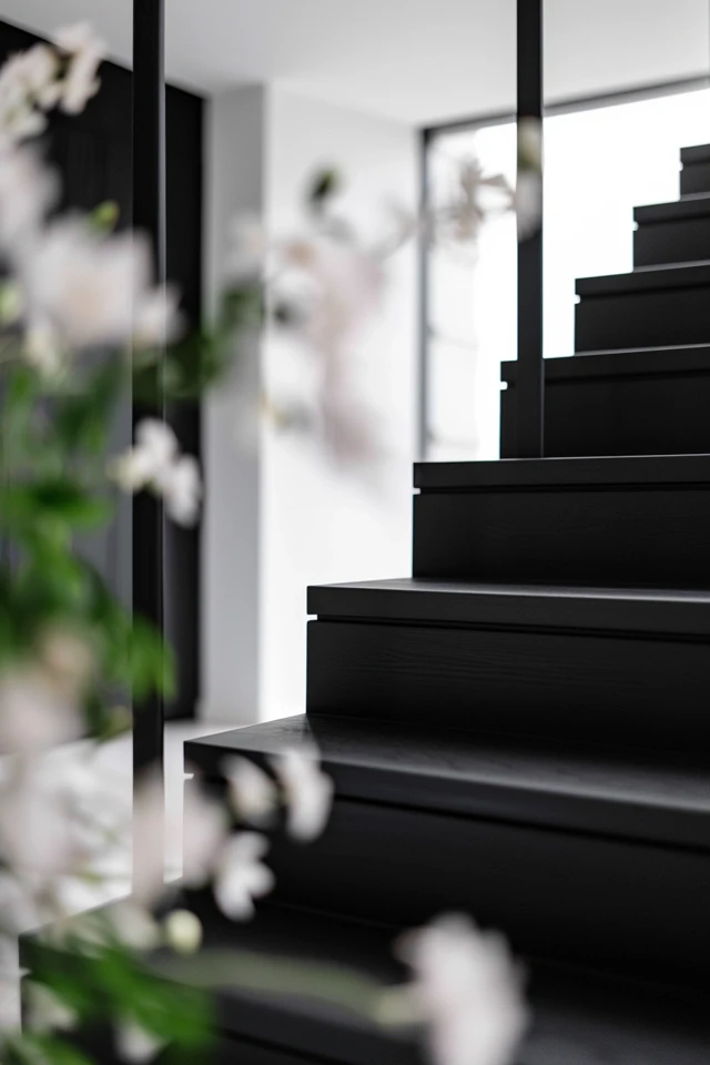 Black Spiral Staircase