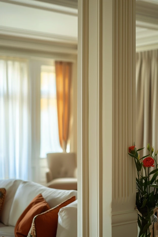 Placement with Ceiling Crown Molding
