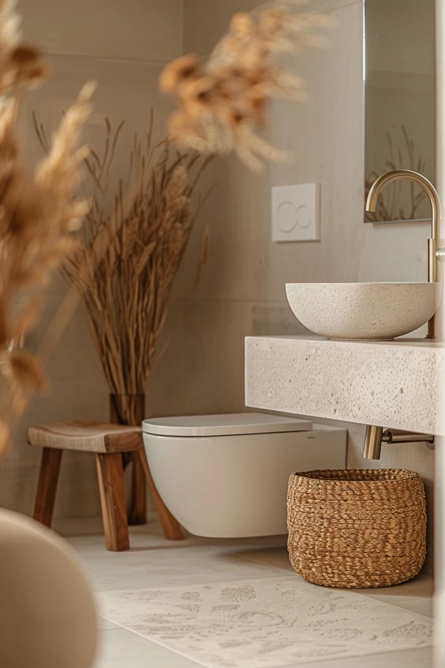 How To Decorate With Beige Bathroom Fixtures: Style Tips