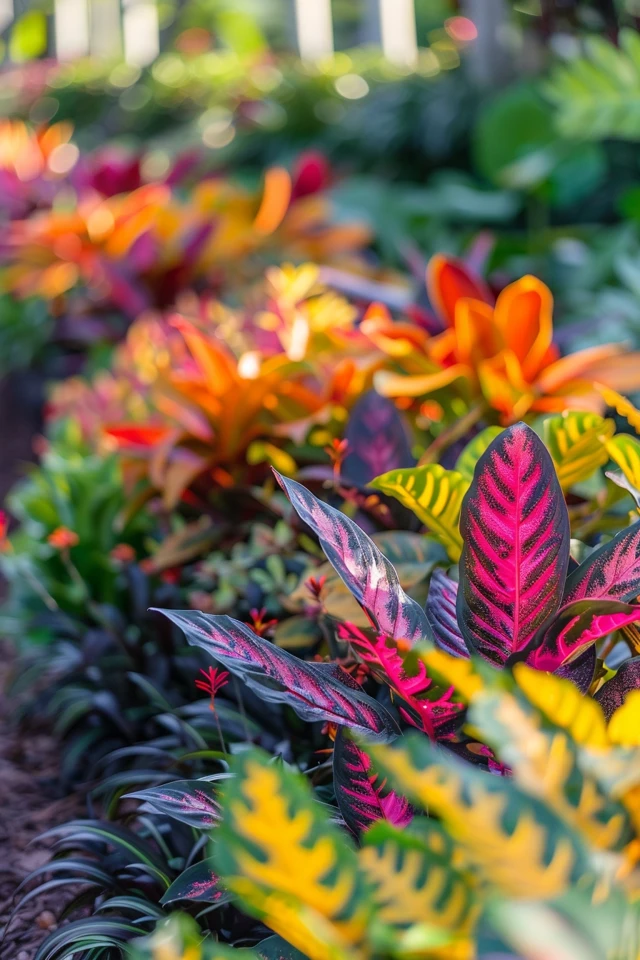Vibrant Croton Landscape Ideas for Your Garden