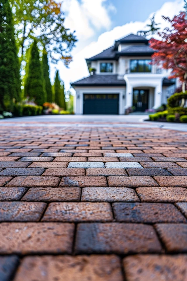 Matching Driveway Material to the Exterior