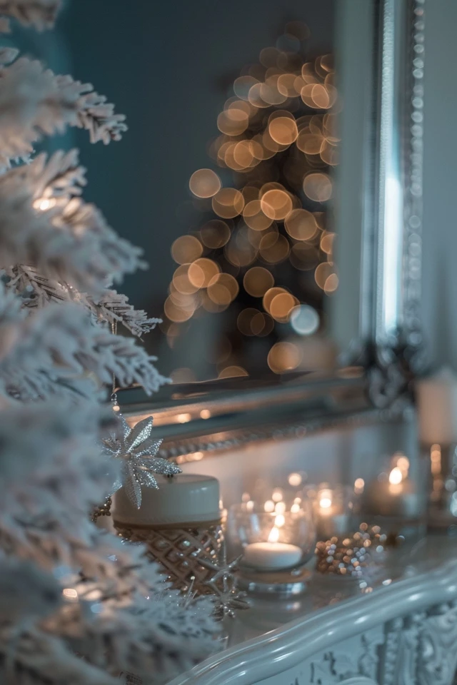 Easy DIY Mirror Decorating with Mod Podge and Wrapping Paper