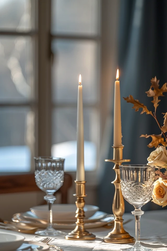 Modern Gold Table Setting