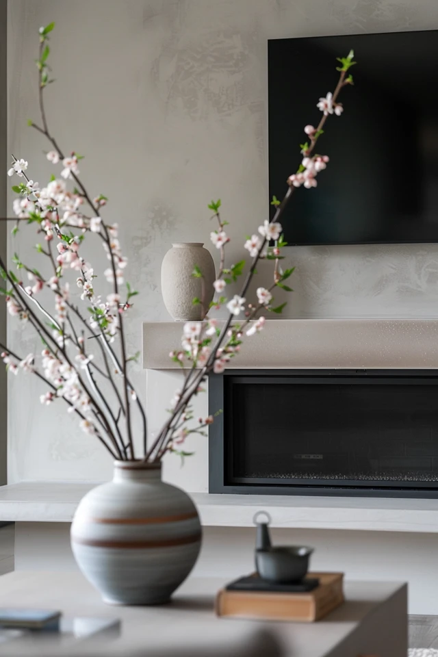 How To Decorate Fireplace Mantel With TV: Dual Function Design