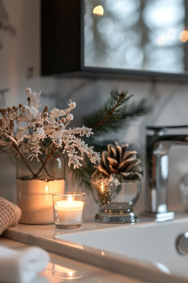 Small Bathroom Decor Ideas for Christmas