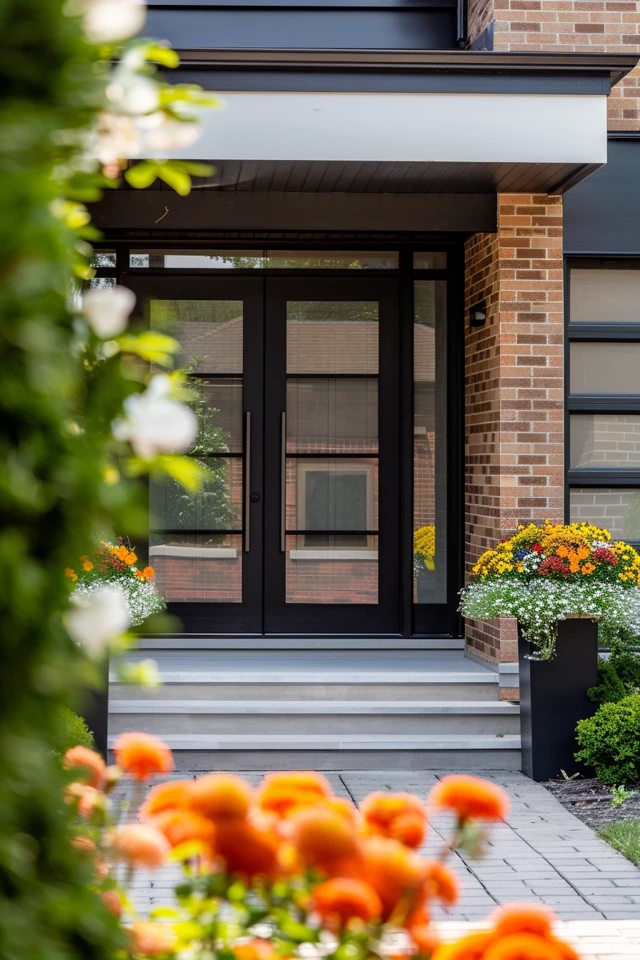 Modern Front Door Overhang Designs