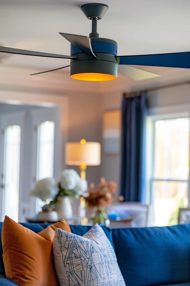 How To Pick A Ceiling Fan Color: Complementary Design Choices