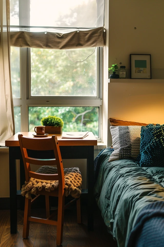 How To Hang Curtains In A Dorm: College Room Decor
