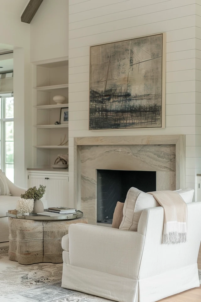 How To Style An Off-Center Fireplace: Balancing Visual Interest