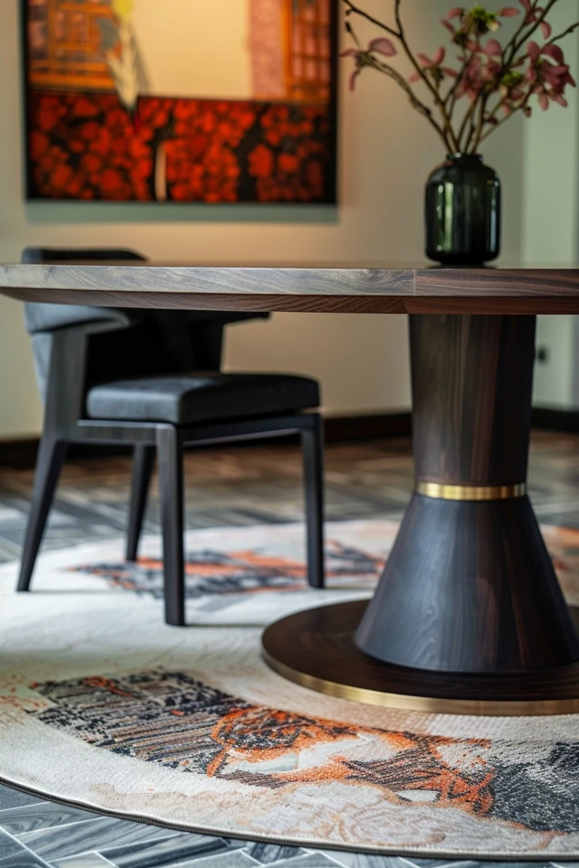 Rug Size Recommendations for Different Round Table Sizes
