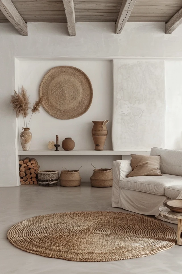 How To Hang A Circular Rug On The Wall Using Velcro