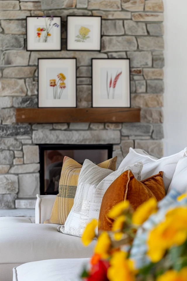 How To Hang A Picture On A Stone Fireplace: Secure Attachment