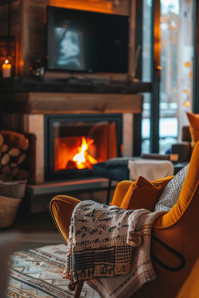 Benefits of TV Next to Fireplace Setup