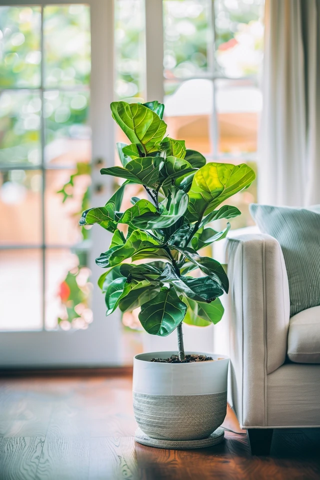 How To Fix A Leaning Fiddle Leaf Fig: Stabilizing Measures