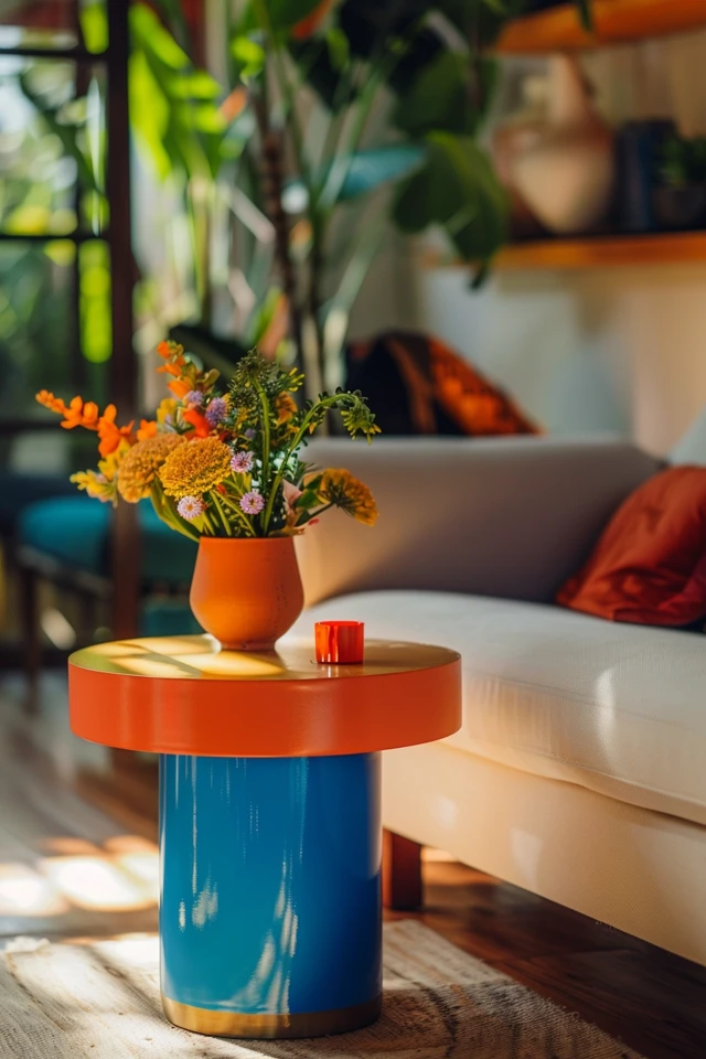 Update Your Side Table with Paint Alone