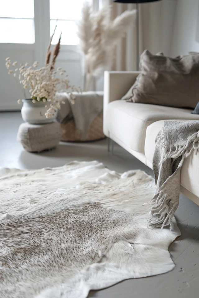 How To Layer A Cowhide Rug: Adding Texture And Interest