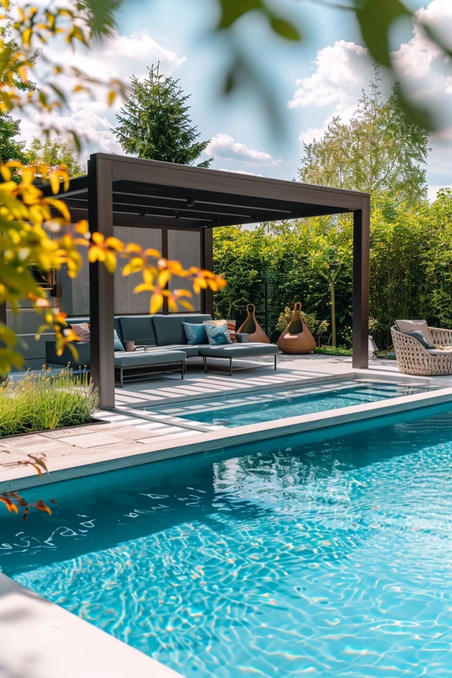 Creative Landscaping and Structures for Pool Shade