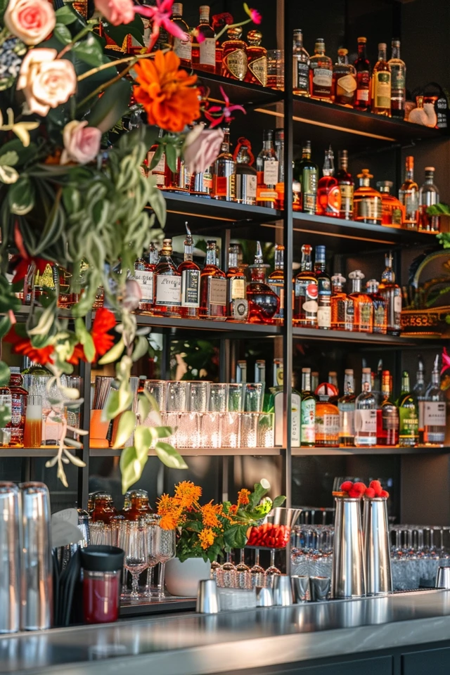 Stylish Home Bar Shelving Ideas for Small Spaces