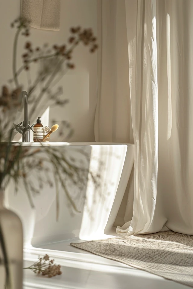 How To Remove Wrinkles From A Plastic Shower Curtain: Smoothing Out