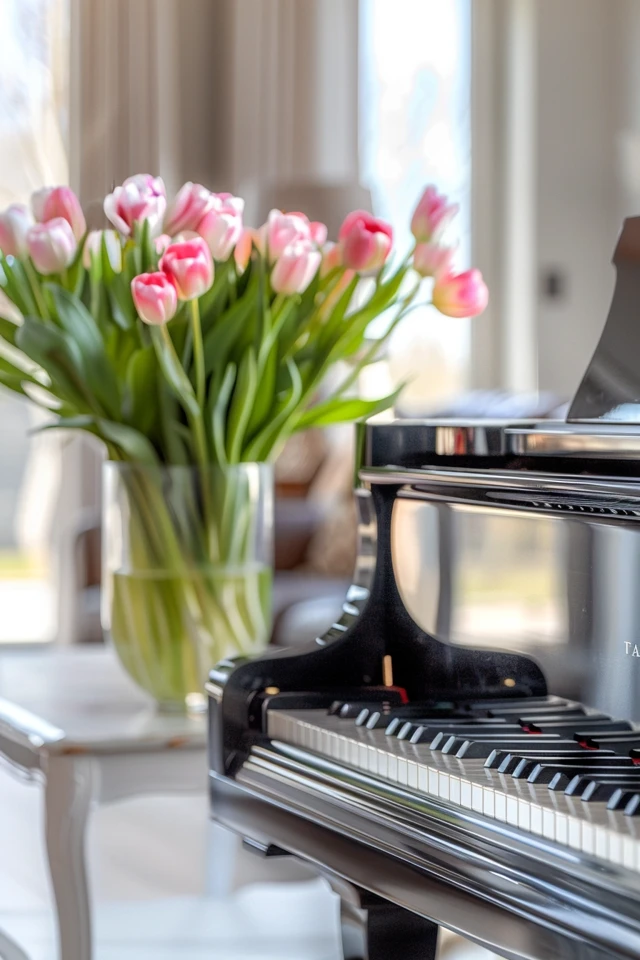 How To Decorate A Piano Top With Elegance