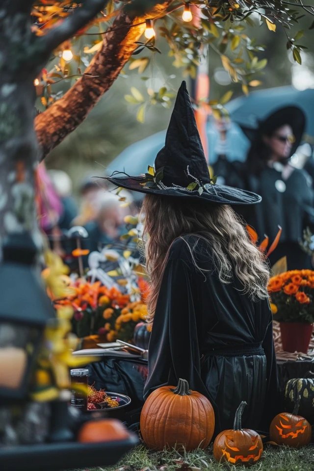 DIY Witch Decorations for Trunk or Treat