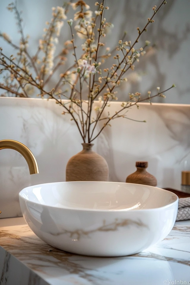 Calacatta Gold Bathroom Tile Ideas