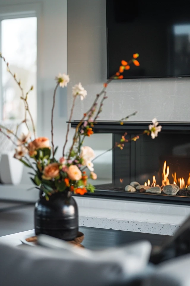 Deep Corner Fireplace Mantel Decor Tips