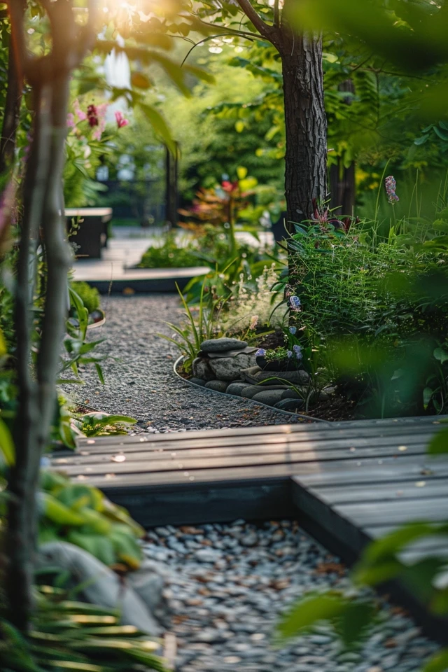 Incorporating Wood Benches, Pergolas, and Fences