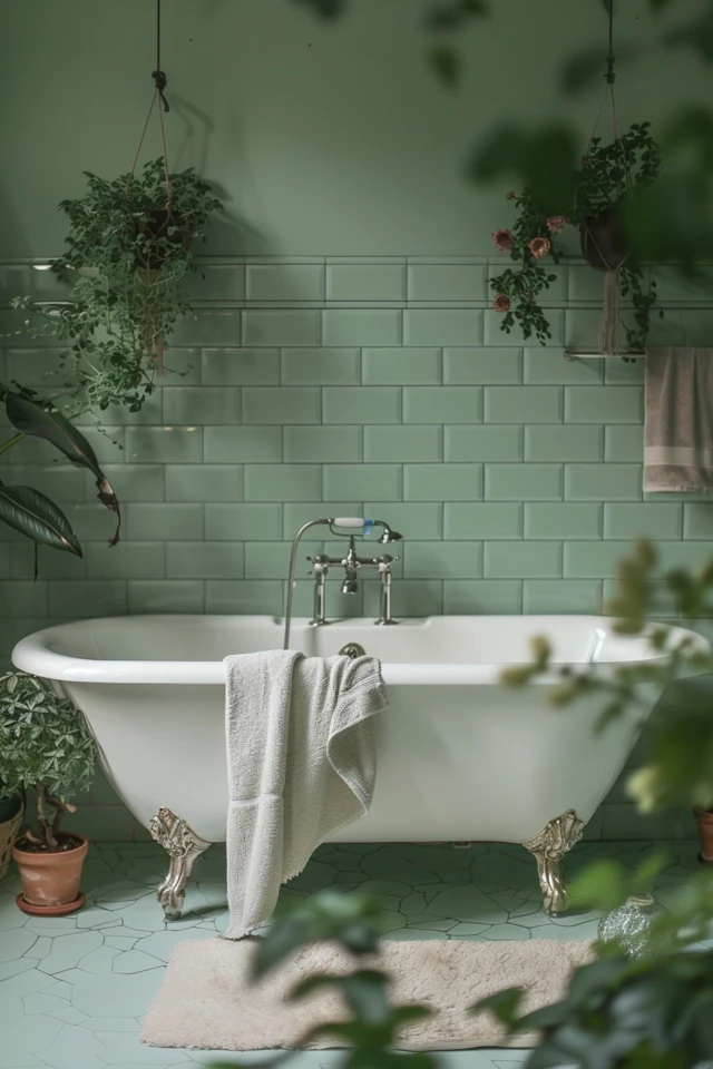 Ways to Decorate Your Bathroom with Light Green
