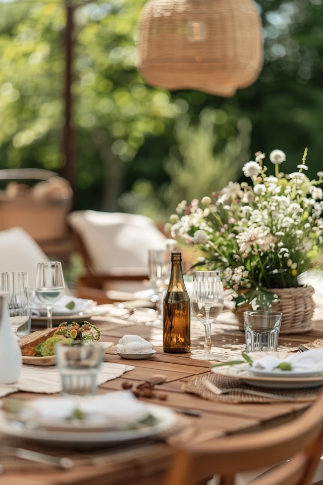 How To Decorate An Outdoor Table: Stylish Alfresco Dining Ideas