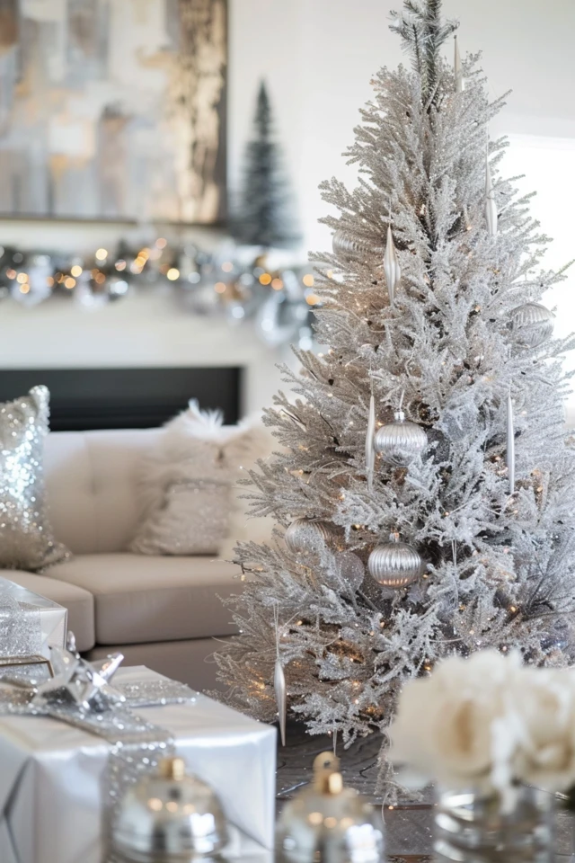 How To Decorate A Silver Tinsel Tree: Sparkling Holiday Decor