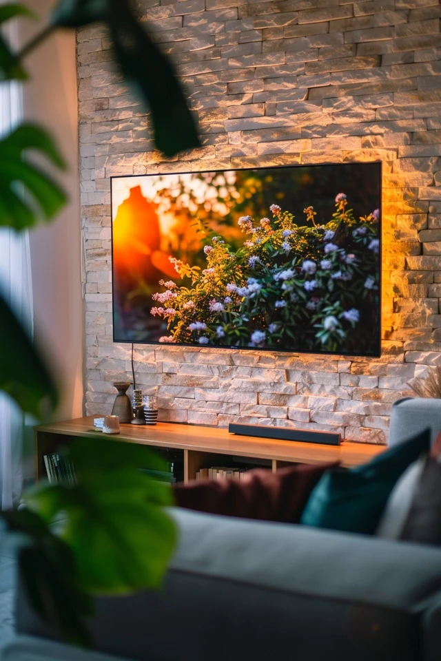 What to Know Before Mounting a TV on an Uneven Stone Wall