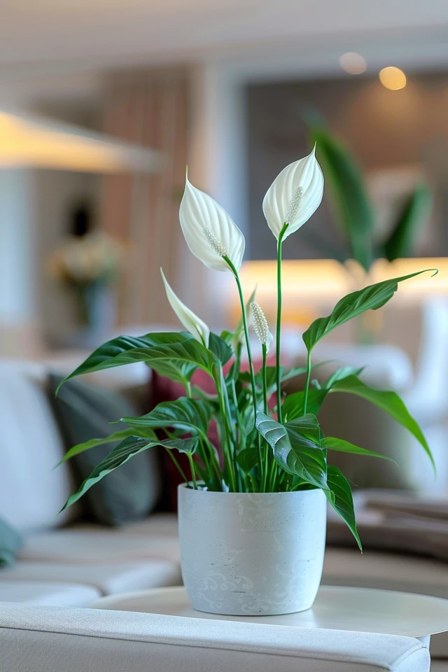 Propagating a Peace Lily Through Division in Soil