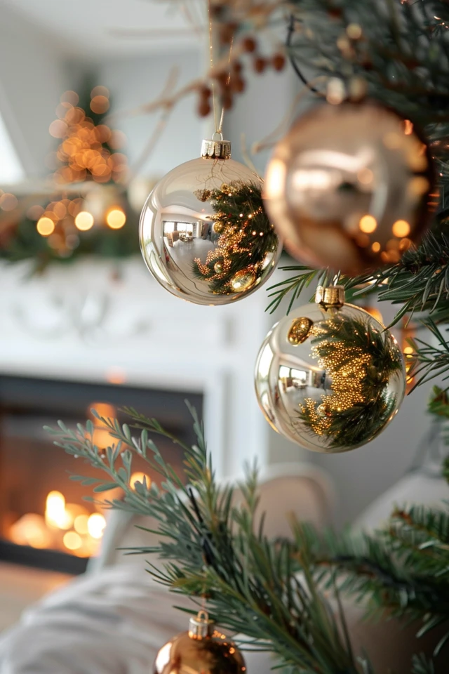 Easy DIY Mirror Decorating Ideas for Christmas