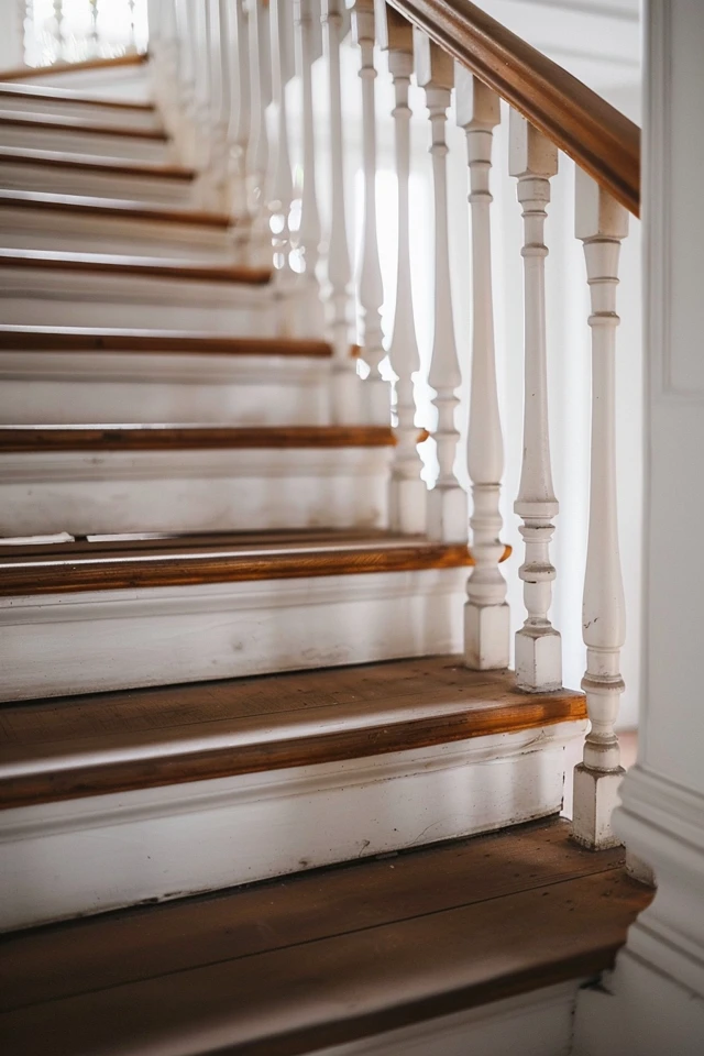 Black and White Staircases for a Timeless Color Combo