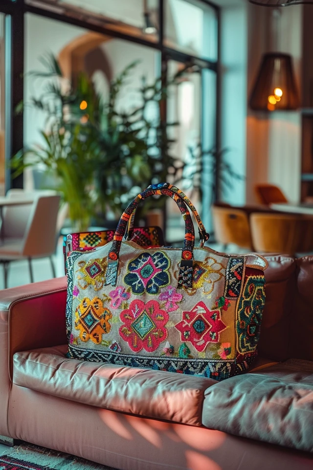 Stylish Bag Embellishments: From Fabric Patches to Knitted Flowers