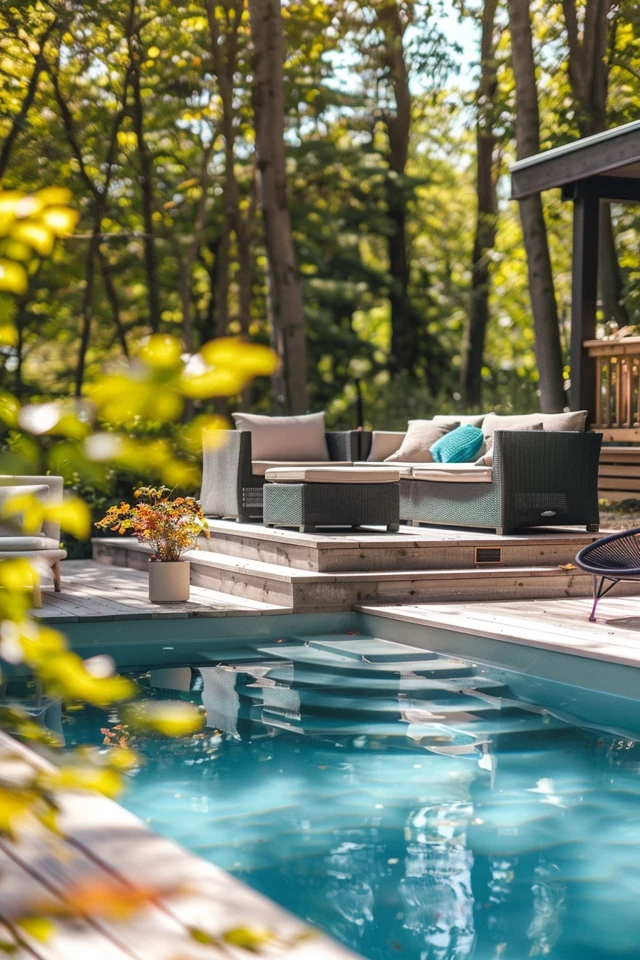 Types of Above Ground Pool Steps and Accessible Features