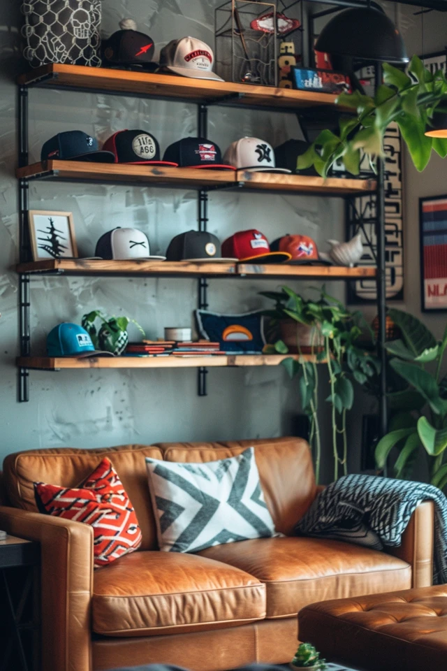 Stylish Hat Displays for Decorative Storage