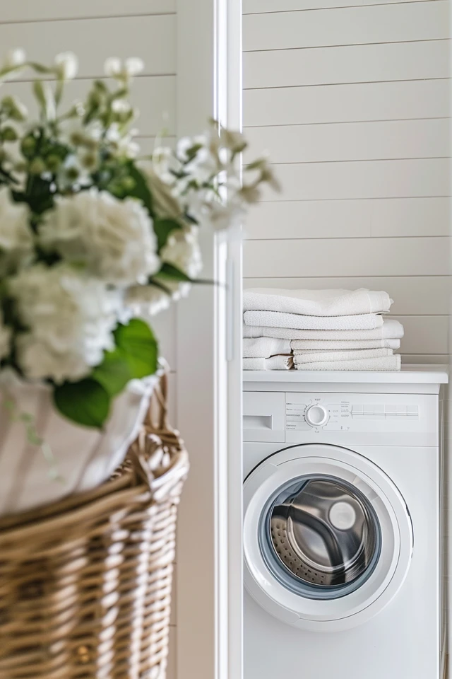 Sliding Barn Doors for a Chic Laundry Room