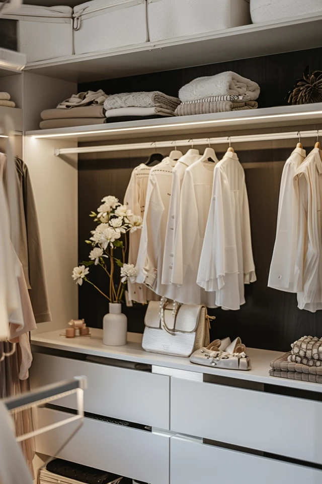 How To Decorate Open Space Above Closet: Utilizing Vertical Space