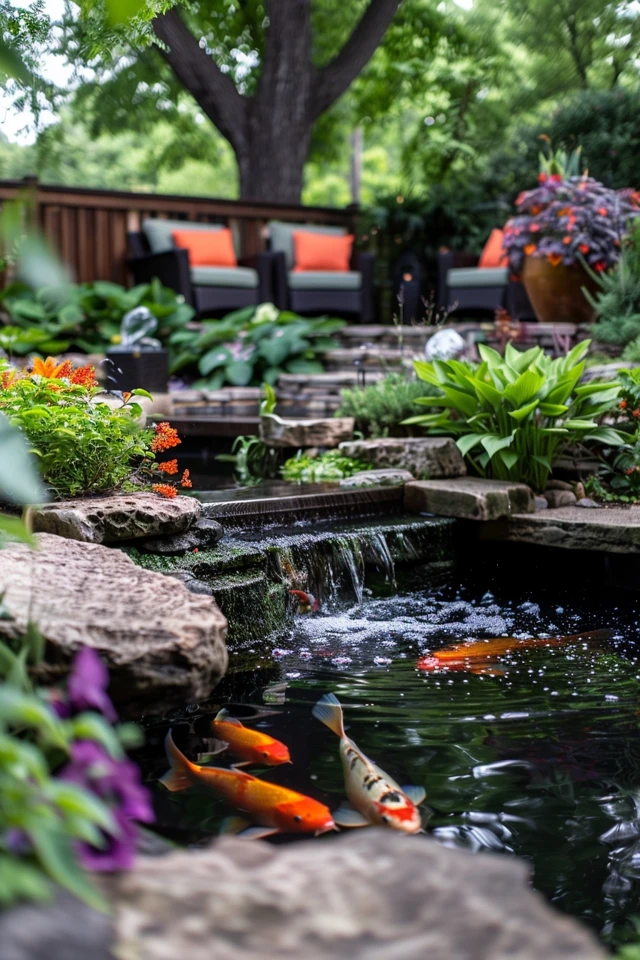 Koi Fish Pond Ideas for Serene Backyard Retreats