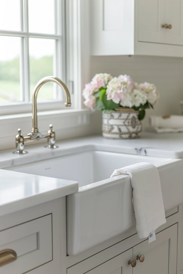 Cast Iron Farmhouse Sink – Elegance in Every Detail