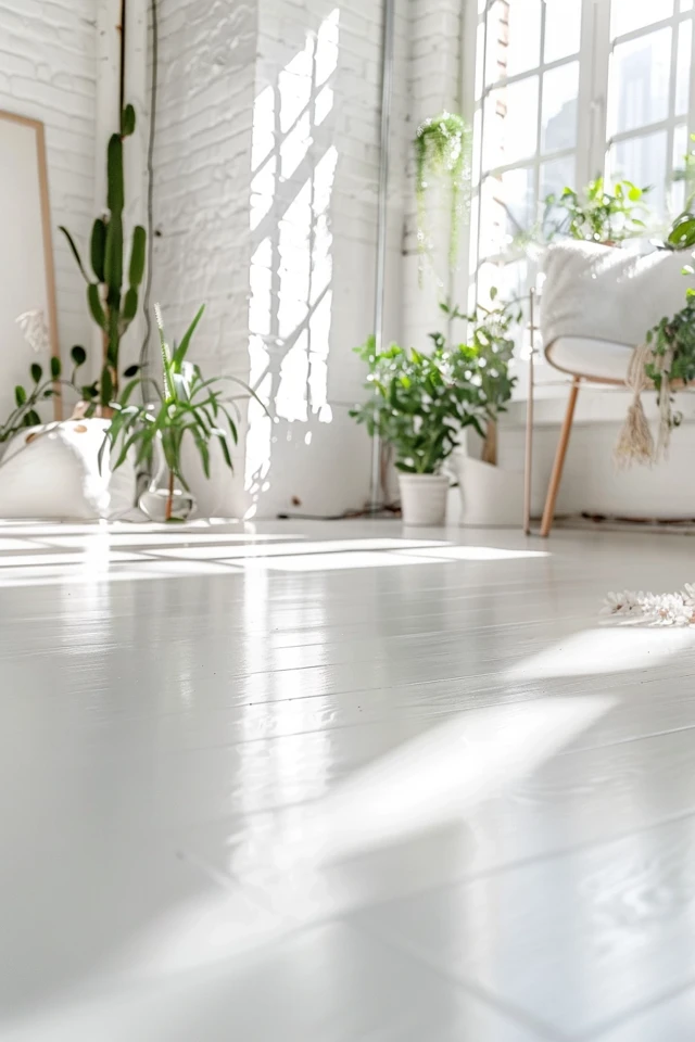 Bright White Flooring Ideas for Chic Interiors